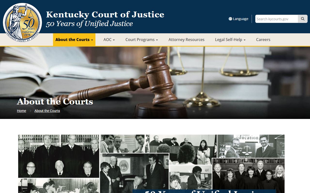 Henderson County court records Kentucky court structure