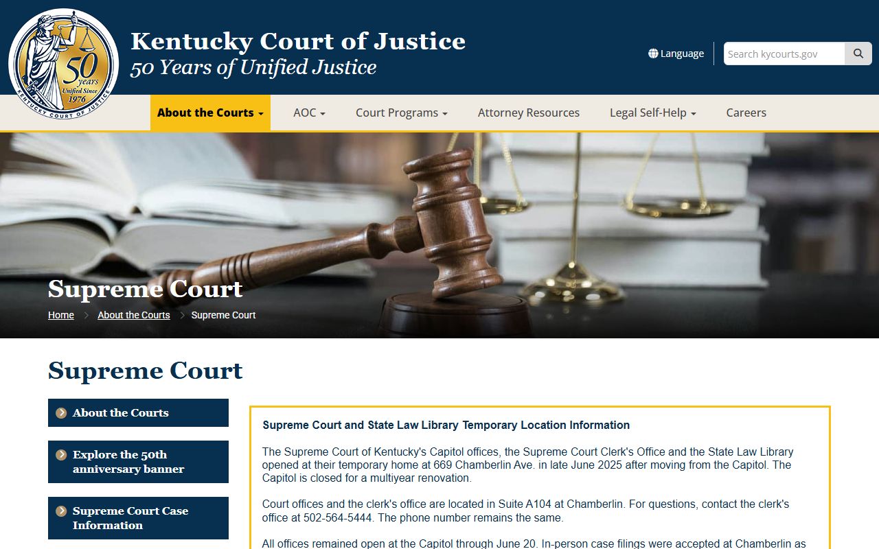 Henderson County court records Supreme Court of Kentucky