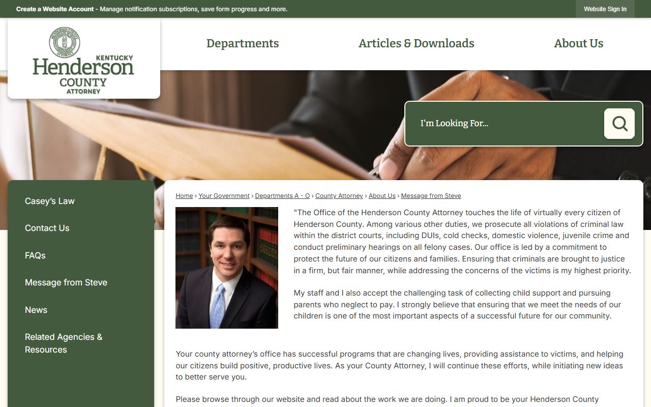 Henderson County traffic court records County Attorney District Court prosecution